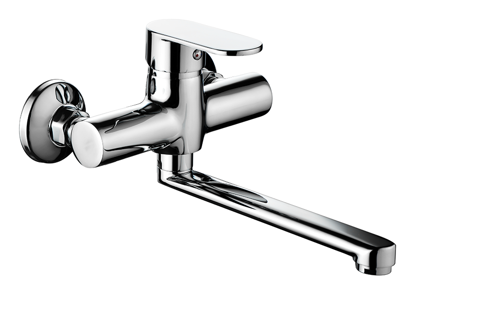 Tomas wall mounted kitchen mixer